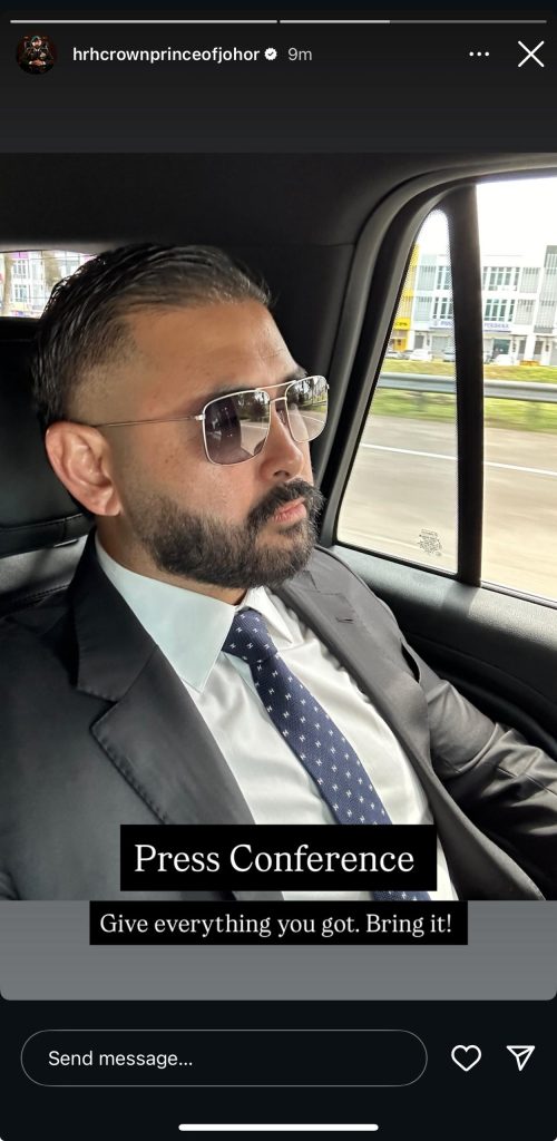 1000009483 Tunku Ismail Adakan Sidang Media Tergempar Jam 3 Petang