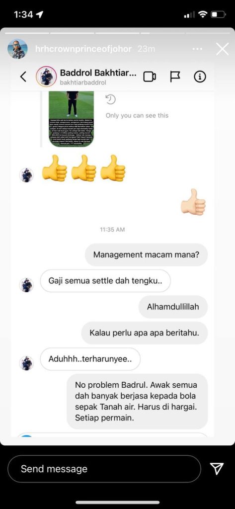 165B7B05 AD22 4D98 B3DA C147F053C837 Tunku Ismail: Baddrol, Awak Semua Dah Banyak Berjasa Pada Bola Sepak Malaysia 165B7B05 AD22 4D98 B3DA C147F053C837 Tunku Ismail: Baddrol, Awak Semua Dah Banyak Berjasa Pada Bola Sepak Malaysia
