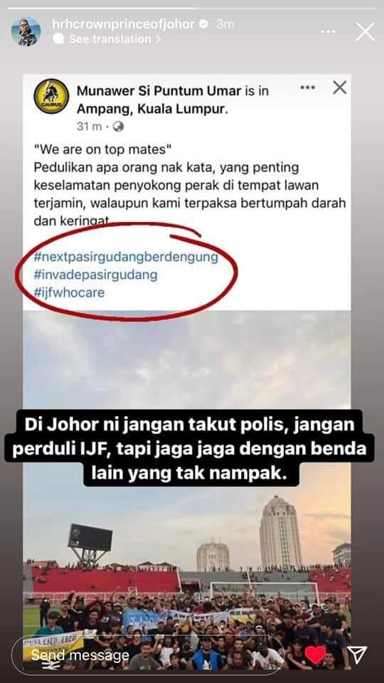298983779 5590859094297995 5842554355172469419 n TMJ Bagi Satu Dua Kata Kepada "Abang Kawasan" Penyokong Perak 298983779 5590859094297995 5842554355172469419 n TMJ Bagi Satu Dua Kata Kepada "Abang Kawasan" Penyokong Perak