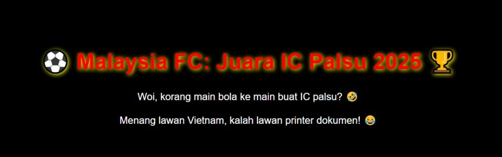 5a2e0865 89e8 47da 8ac6 cc619c3ae15c Laman Sesawang FAM Digodam, Tinggal Mesej Berbaur Provokasi