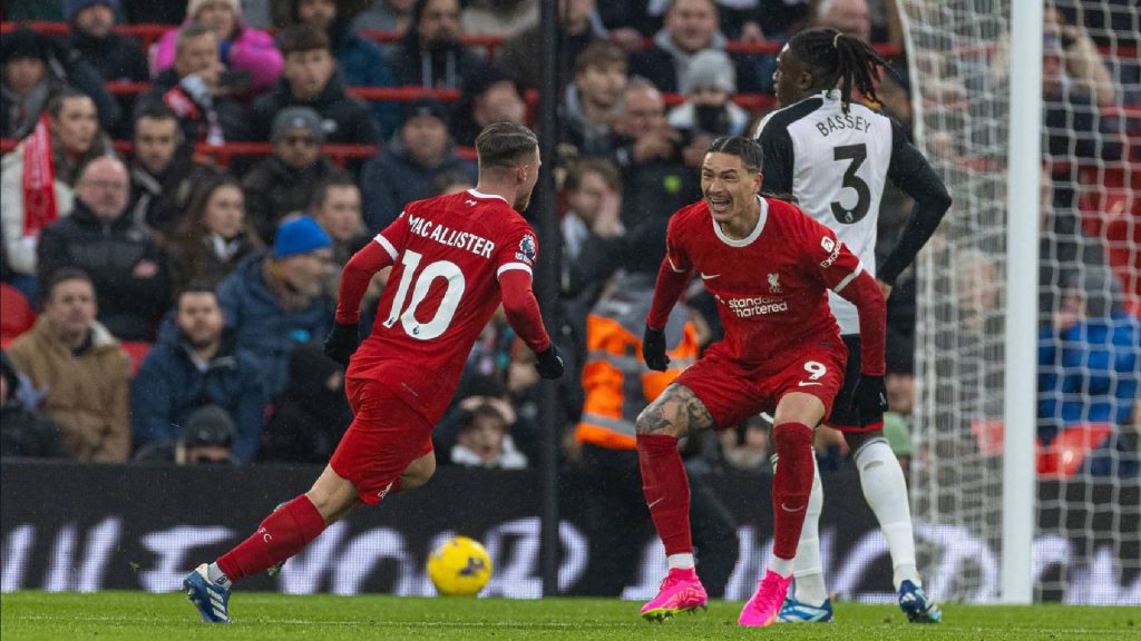 EPL: Liverpool Pamer Aksi Memukau Tewaskan Fulham