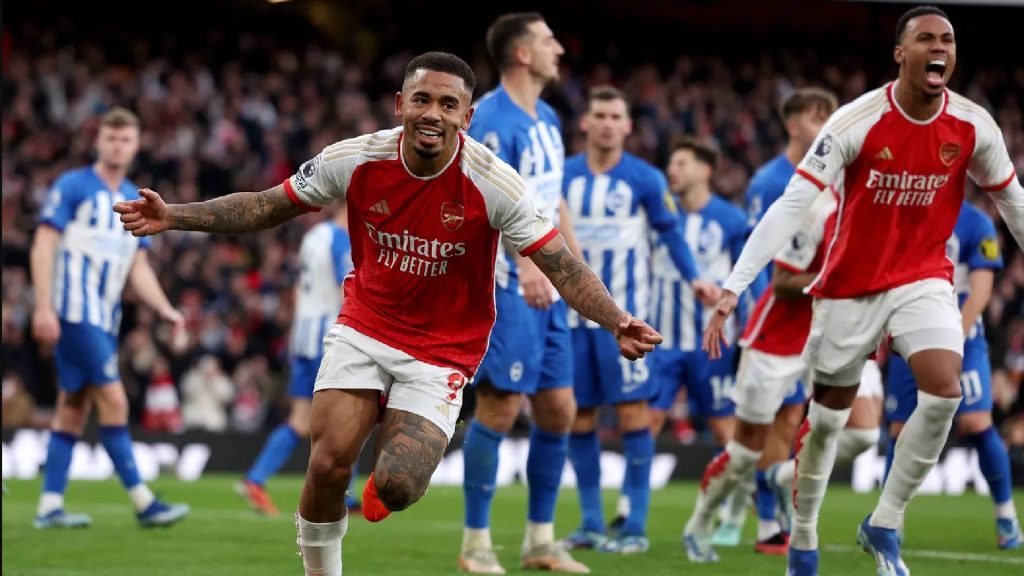 EPL: Arsenal Kembali Ke Puncak, Tewaskan Brighton