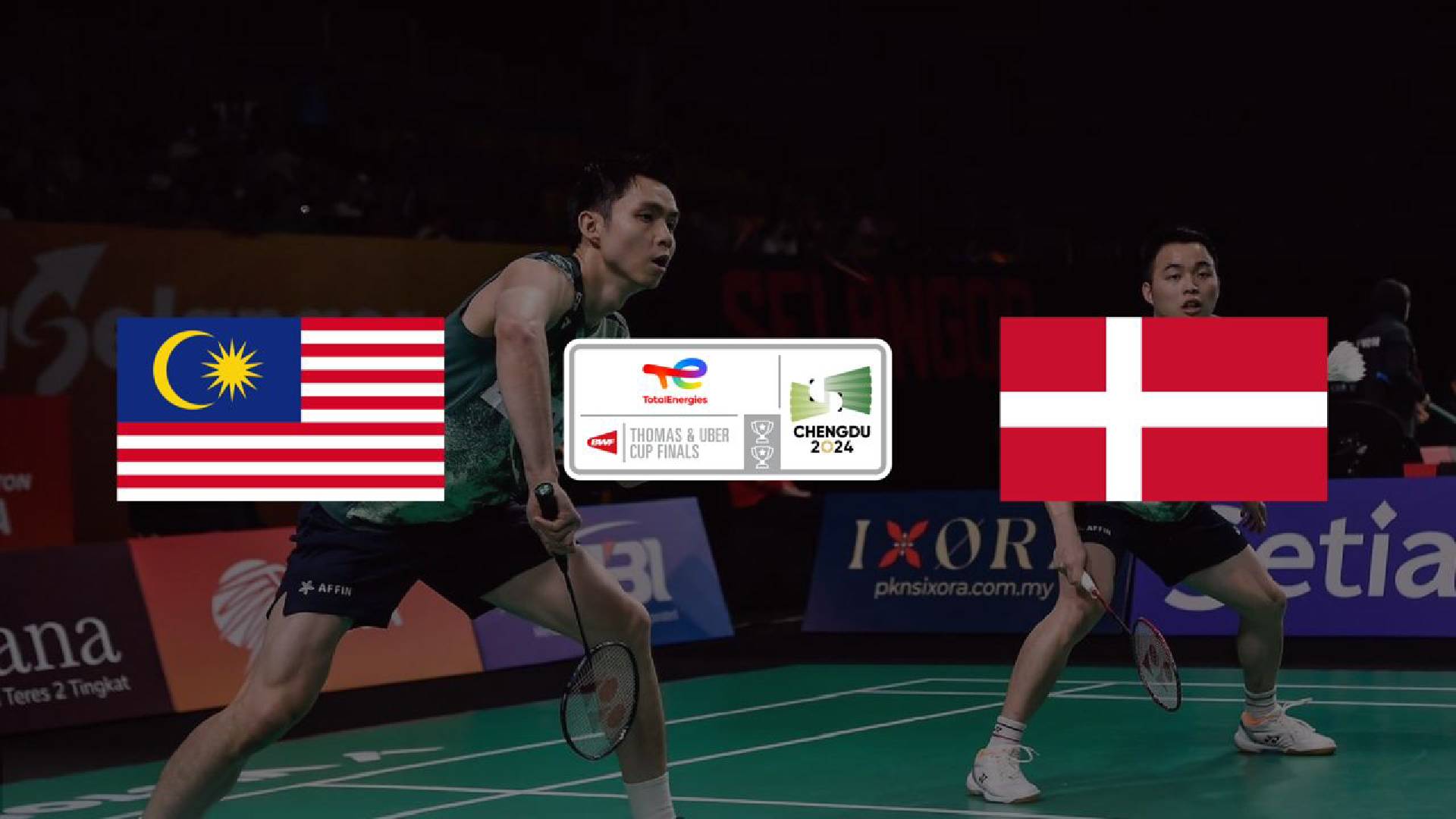 Siaran Langsung Thomas Cup: Malaysia vs Denmark (Live Streaming)