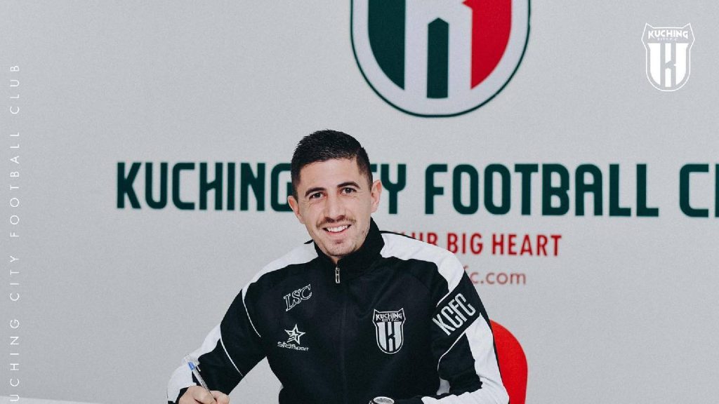 Kuching City FC Sambar Khidmat Bruno Dybal
