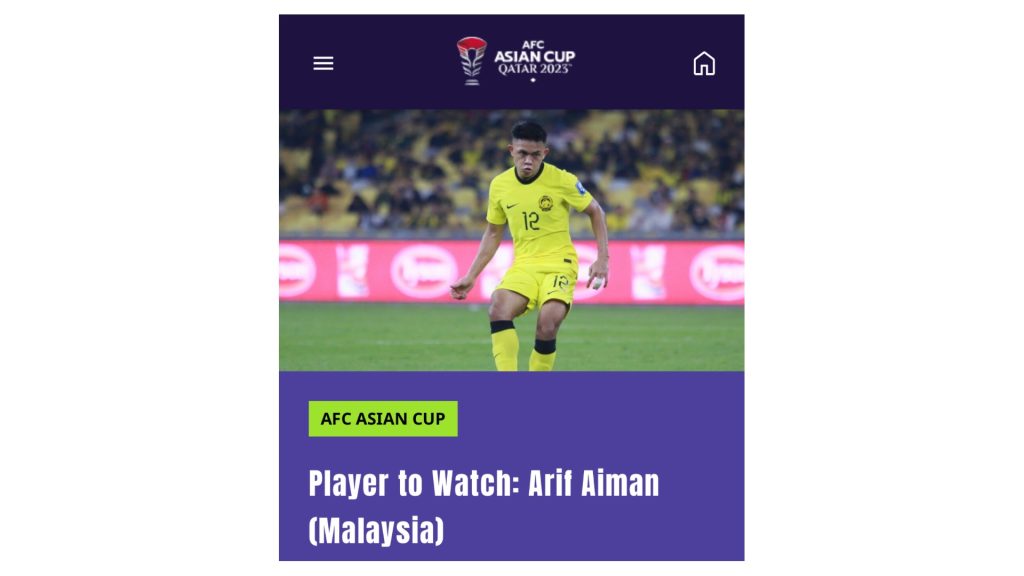 C2091090 A0EB 4FF7 9231 81A5E4C3A332 AFC Label Arif Aiman Sebagai Pemain Tumpuan Malaysia Di Piala Asia C2091090 A0EB 4FF7 9231 81A5E4C3A332 AFC Label Arif Aiman Sebagai Pemain Tumpuan Malaysia Di Piala Asia