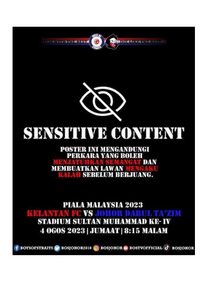 CAA57CDE 041E 42B1 8895 430661000535 Kreativiti Boys of Straits Raih Pujian Penyokong JDT CAA57CDE 041E 42B1 8895 430661000535 Kreativiti Boys of Straits Raih Pujian Penyokong JDT