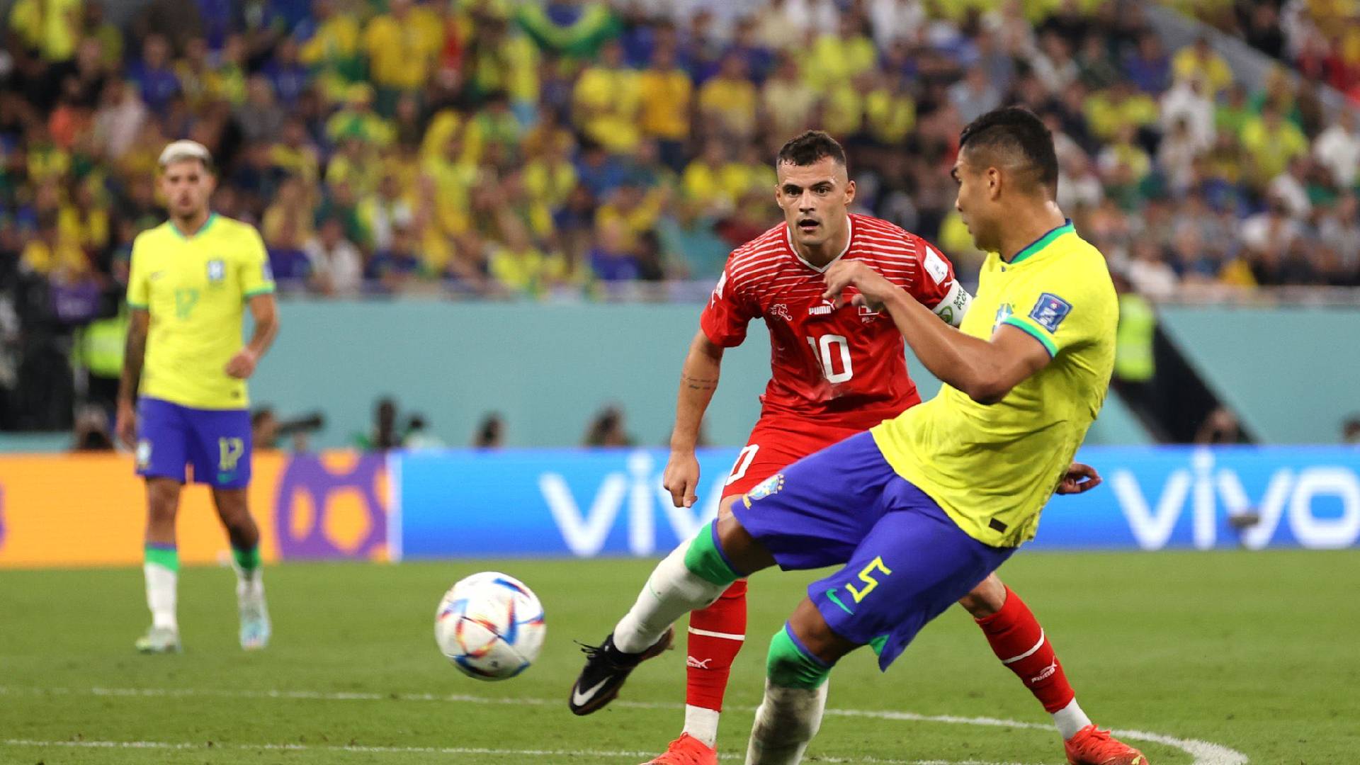 Casemiro Brazil Switzerland Piala Dunia 2022 Sudhir Kothari Piala Dunia: Brazil Layak Ke Pusingan Kedua