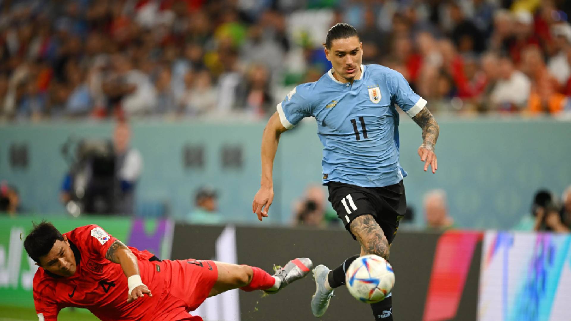 Darwin Nunez Uruguay Korea Selatan FIFAPlus Piala Dunia: Uruguay Tergamam Diikat Korea Selatan