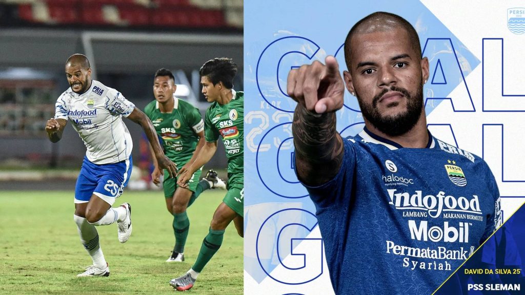 David da Silva Tutup Mulut Pengrkitik, Sumbat Gol Buat Persib Melalui Tandukan Padu