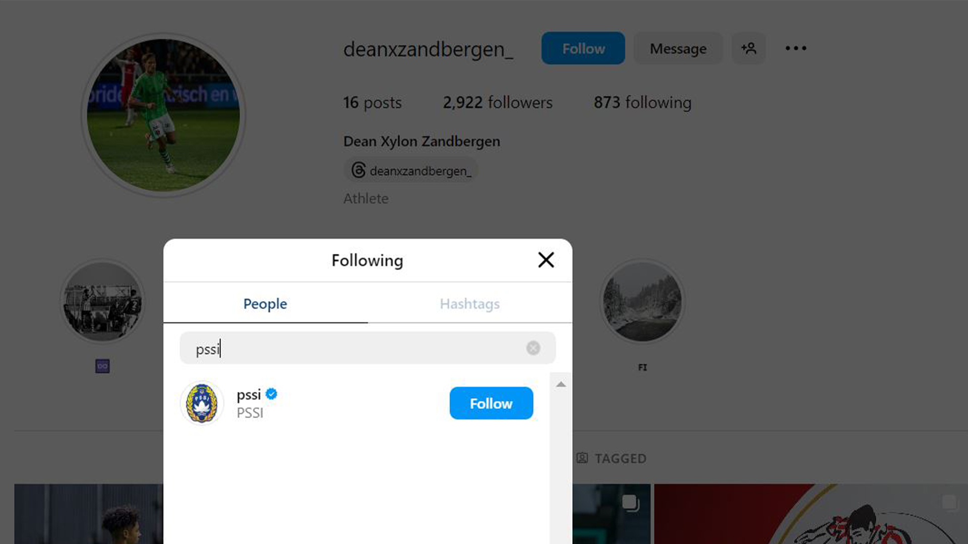 Dean Zandbergenn Dean Zandbergen Follow Instagram PSSI, Kode Naturalisasi Selanjutnya?
