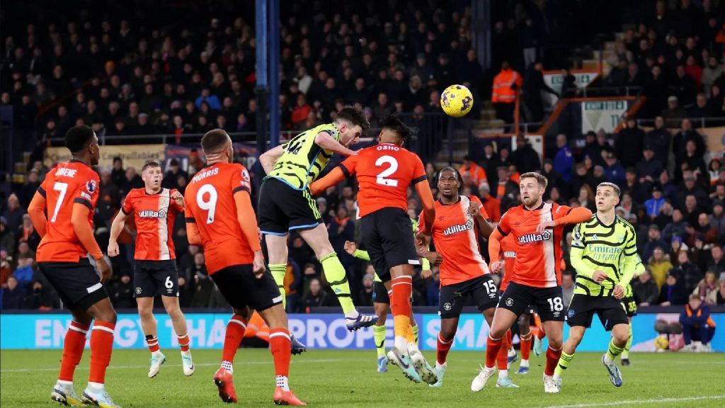 EPL: Declan Rice Pacu Arsenal Tewaskan Luton Town