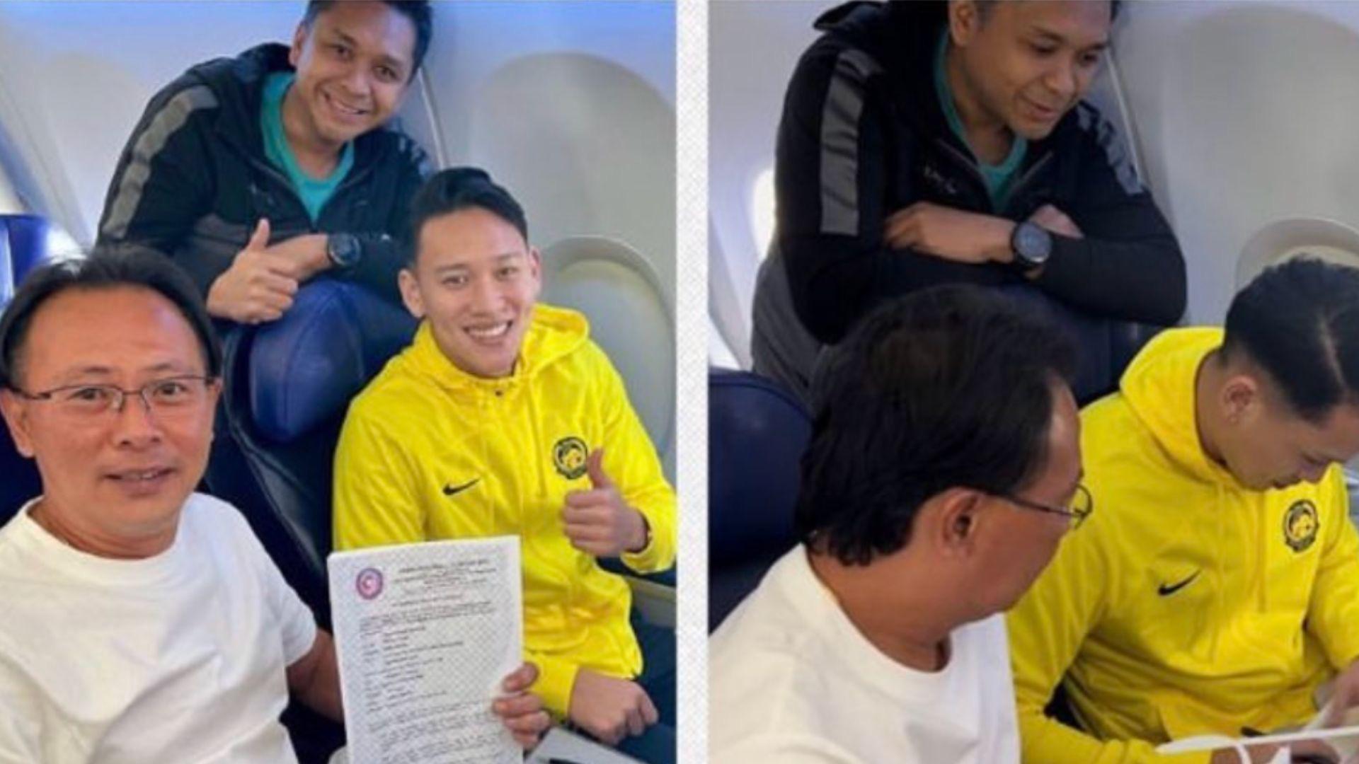 Dominic 1 Dominic Tan Tandatangan Kontrak Lanjutan Dalam Kapal Terbang