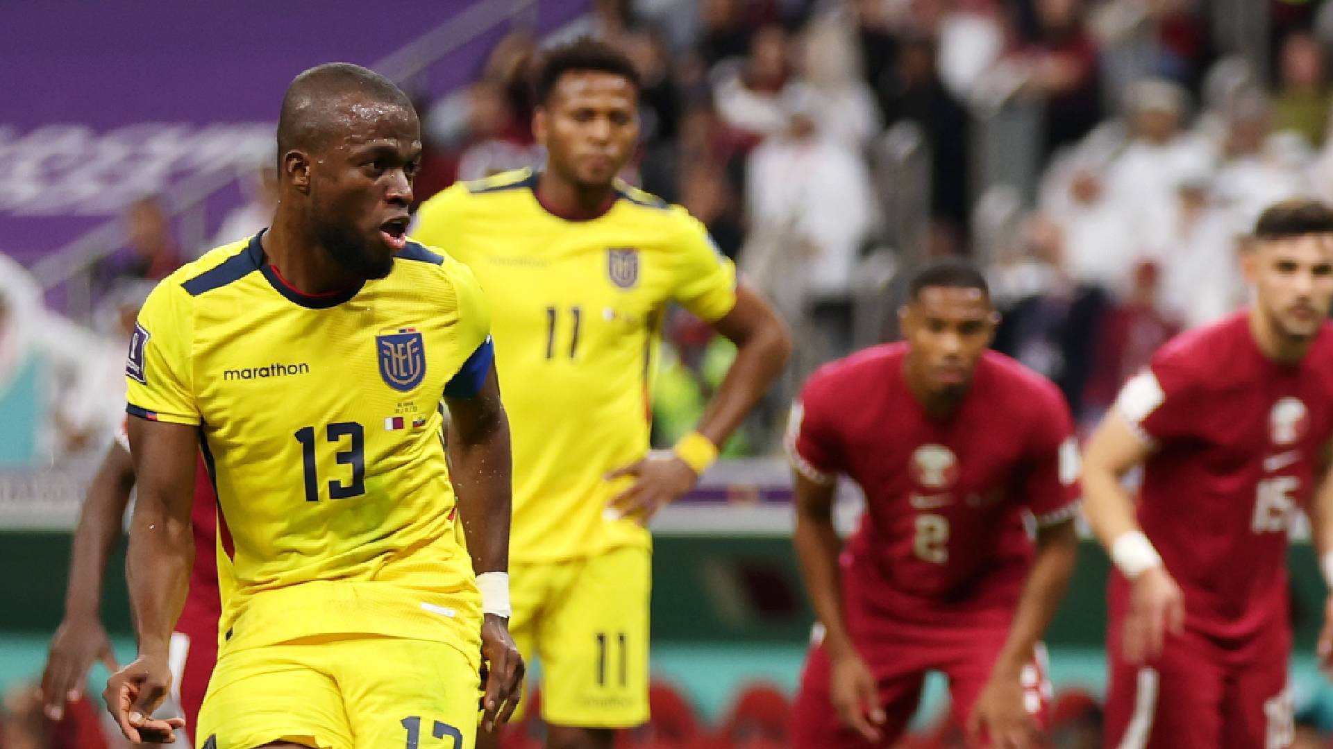 Enner Valencia Ecuador FIFA World Cup Qatar 2022: Dua Gol Valencia Bantu Ecuador Tewaskan Qatar