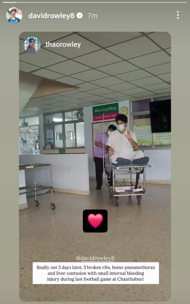 G1lnLrXaEAAiwaH David Rowley Kongsi Status Kecederaan Baharu Di Thailand