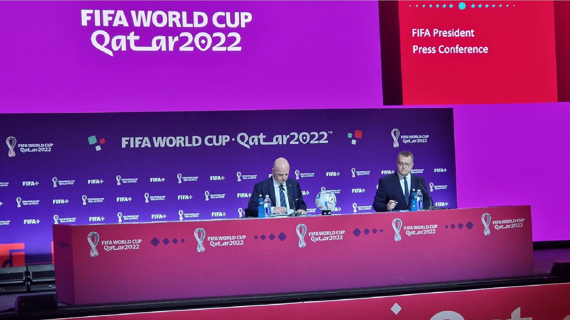 Gianni Infantino FIFA Shamoon Hafez Presiden FIFA Anggap Eropah Hipokrit Terhadap Qatar