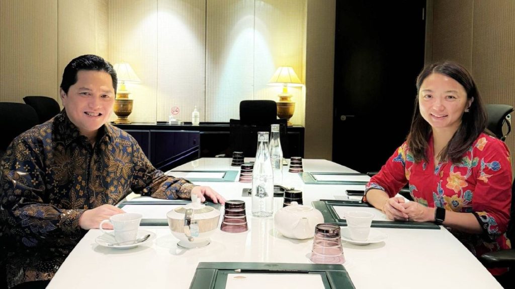 Erick Thohir Bincang Perkara Penting Dengan Hannah Yeoh Di Malaysia