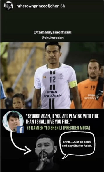IG 2 "Diam Dan Bayar Sahaja Gajinya." Ringkas Dan Padu Teguran TMJ IG 2 "Diam Dan Bayar Sahaja Gajinya." Ringkas Dan Padu Teguran TMJ