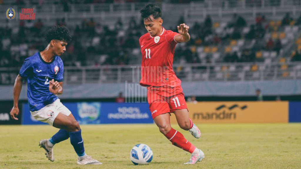 Indonesia Leburkan Kedegilan Skuad Muda Kemboja