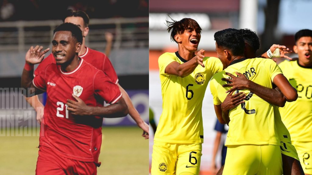 Aksi Idaman Indonesia & Skuad Muda Malaysia Di Separuh Akhir