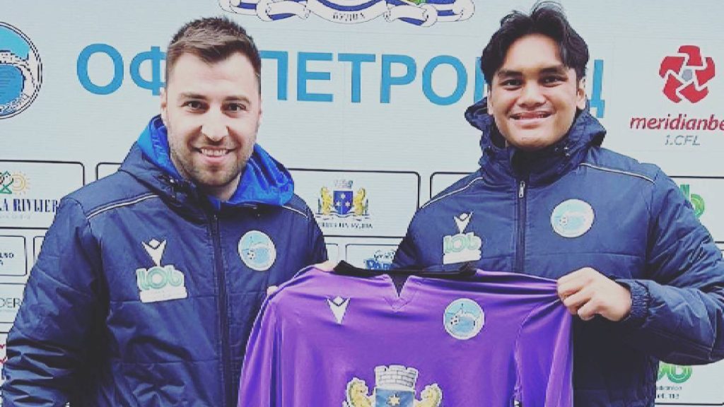 Asheer Shafiq Sertai OFK Petrovac Di Montenegro