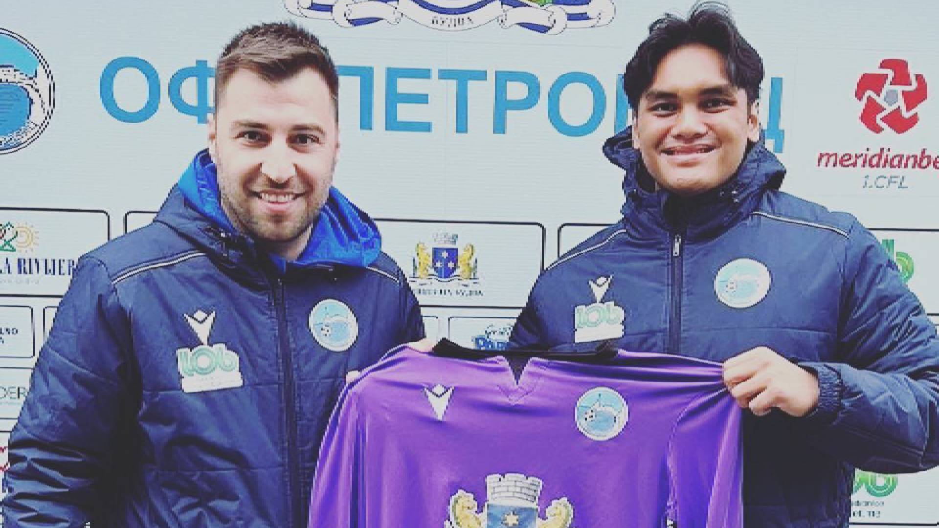 Instagram @proglobalsport Asheer Shafiq Sertai OFK Petrovac Di Montenegro