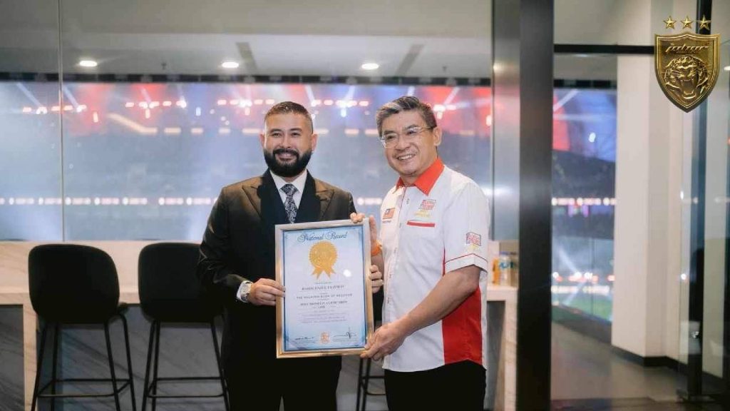 JDT Terpahat Dalam Malaysia Book Of Records
