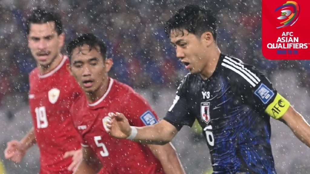 Jepun Tinggalkan Indonesia 2-0 Babak Pertama