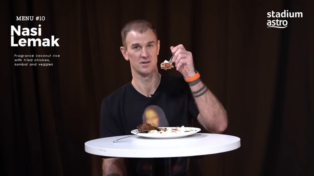 Joe Hart Puji Kesedapan Nasi Lemak