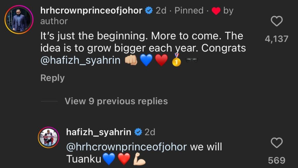 Komen TMJ Hafizh Syahrin TMJ Kongsi Pelan Jangka Panjang Hafizh Syahrin Bersama JDT Racing Team Komen TMJ Hafizh Syahrin TMJ Kongsi Pelan Jangka Panjang Hafizh Syahrin Bersama JDT Racing Team