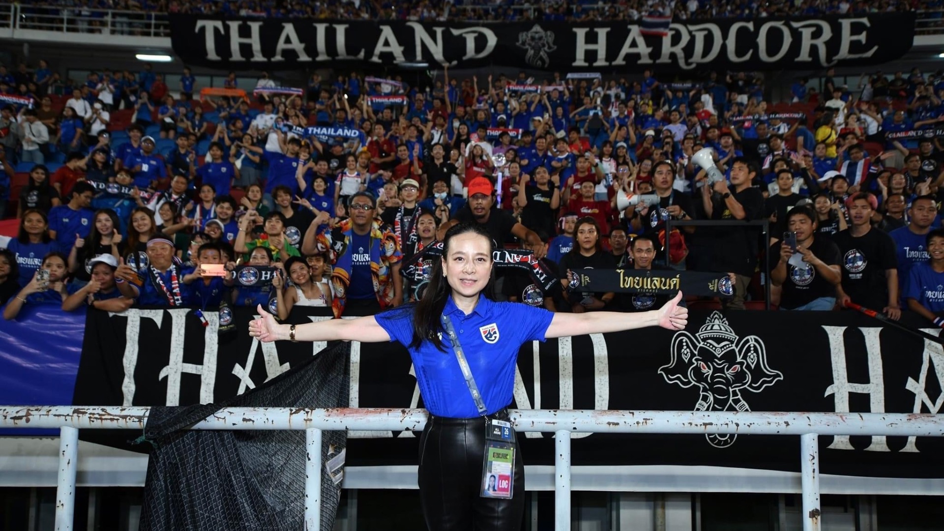 Madame Pang Puas Hati Hampir 50,000 Penyokong Thailand Ke Stadium