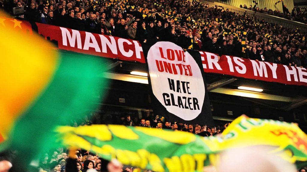 Manchester United protests UtdPlug Keluarga Glazers Bakal Jual Man Utd
