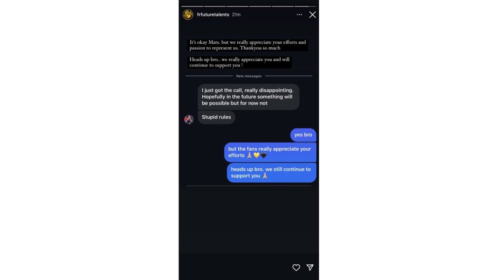 Mats Deijl Futuretalent Respon Mats Deijl Selepas Tidak Boleh Beraksi Buat Malaysia Mats Deijl Futuretalent Respon Mats Deijl Selepas Tidak Boleh Beraksi Buat Malaysia