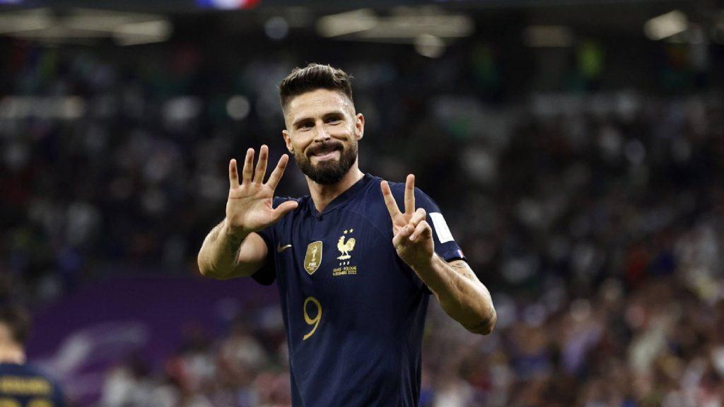 Olivier Giroud Perancis Piala Dunia 2022 Joe Crann Dua Gol Mbappe Bawa Perancis Ke Suku Akhir Piala Dunia