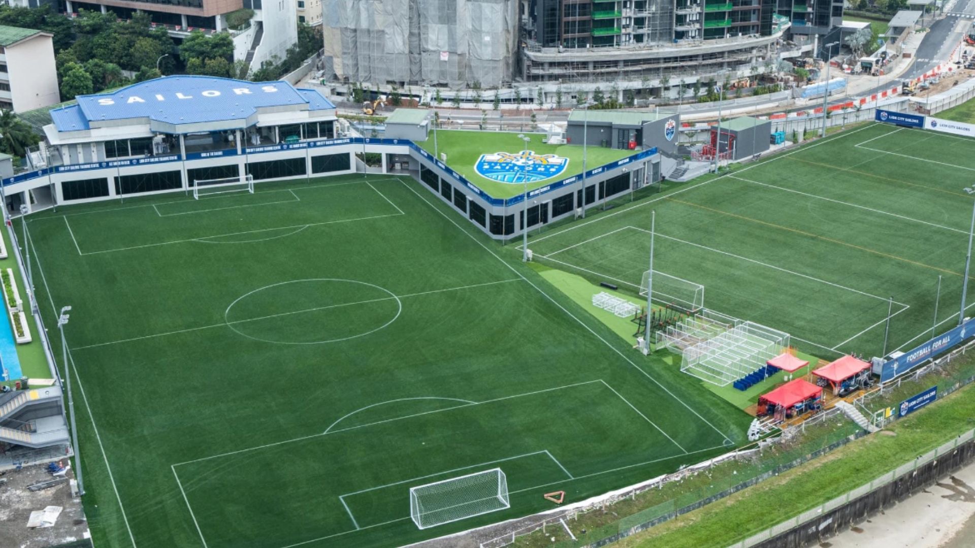 Padang Latihan Lion City Pusat Latihan Bernilai RM32 Juta Dibuka Di Singapura