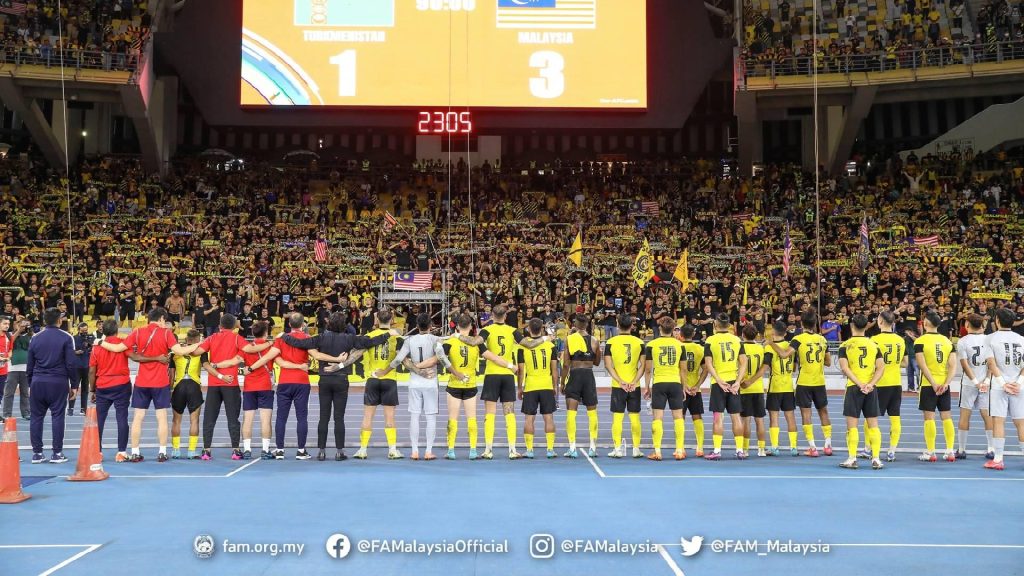 Tahap Keterujaan Bola Sepak Rakyat Malaysia Kini Ke-7 Di Asia