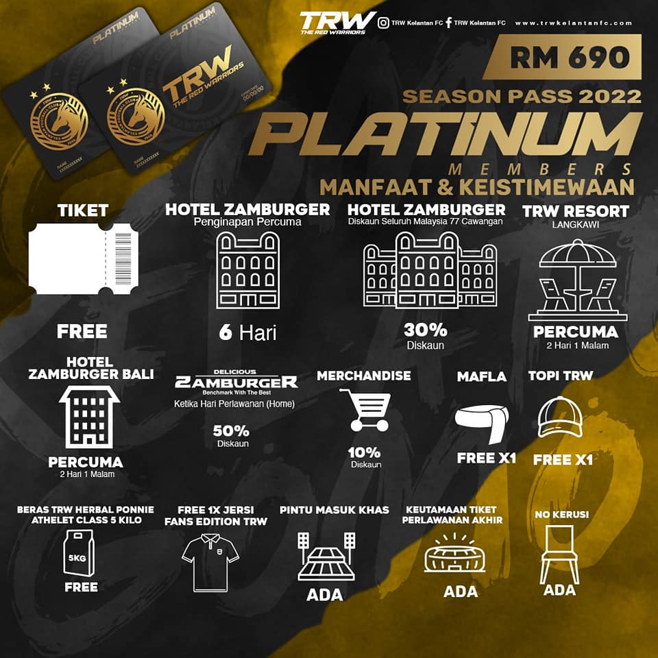 Platinum Members Pas Bermusim 2022 Kelantan FC Yang Istimewa Dan Tak Terfikir Dek Akal Platinum Members Pas Bermusim 2022 Kelantan FC Yang Istimewa Dan Tak Terfikir Dek Akal