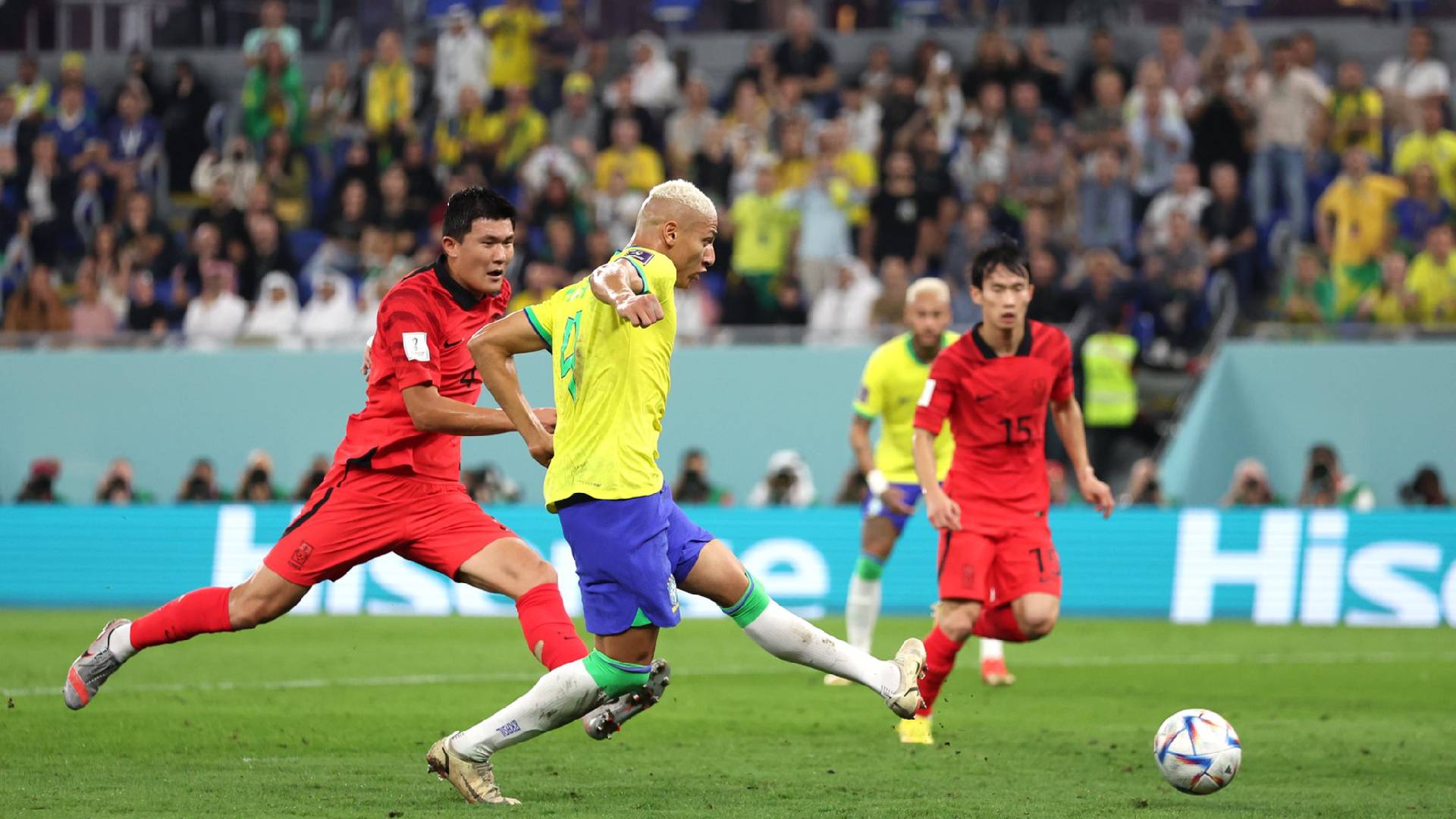 Richarlison Brazil Korea Selatan Piala Dunia 2022 Ben Jacobs Piala Dunia: Brazil Belasah Korea Selatan Untuk Mara Ke Suku Akhir