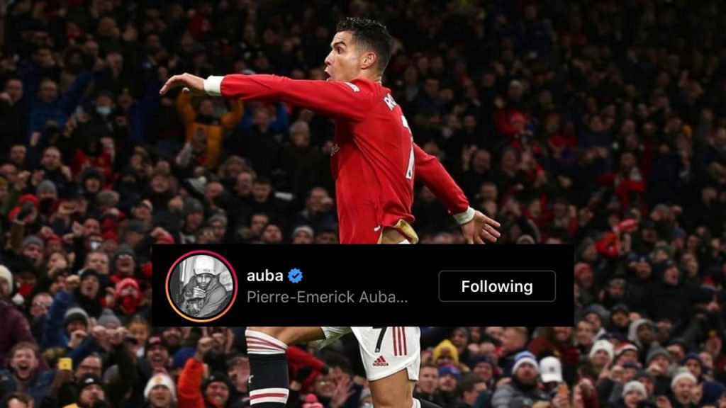 Aubameyang Simpan Hasrat Bermain Bersama Ronaldo Di Manchester United