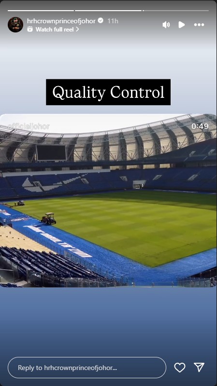 Screenshot 46 JDT Mula Proses Tukar Rumput Stadium Sultan Ibrahim