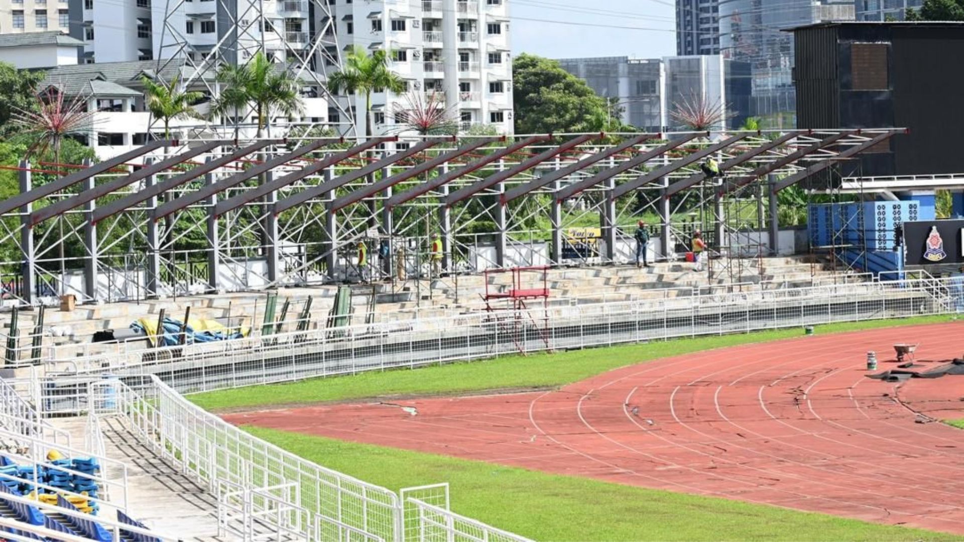 Naik Taraf Stadium MBPJ Menunjukkan Kemajuan Positif