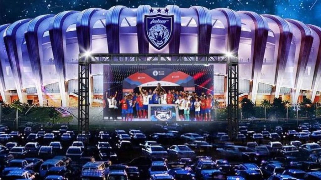 Johor Darul Ta’zim Raikan Kejayaan Dengan Main Bunga Api