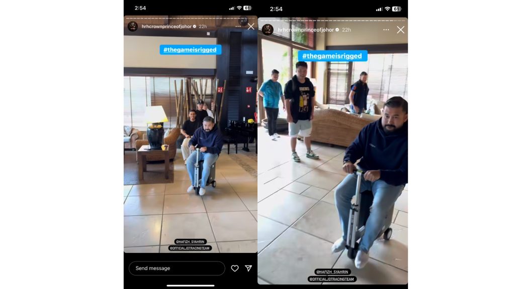 TMJ Race Hafizh Syahrin Aksi Perlumbaan Tunku Ismail & Hafizh Syahrin Buat Peminat Terhibur TMJ Race Hafizh Syahrin Aksi Perlumbaan Tunku Ismail & Hafizh Syahrin Buat Peminat Terhibur