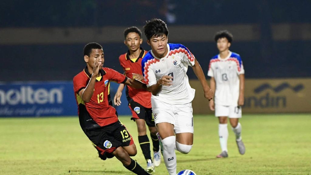 Skuad Muda Thailand Kenduri Gol Tewaskan Timor Leste
