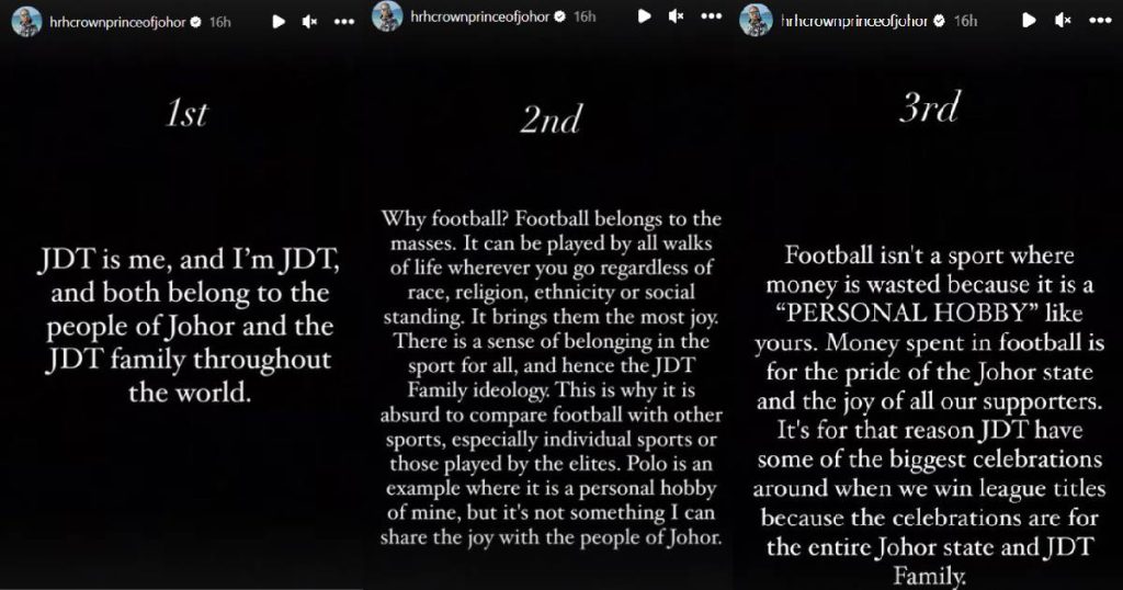 Tmj penjelasan TMJ Kongsi Tentang Ideologi, Jenama & Kejayaan JDT Tmj penjelasan TMJ Kongsi Tentang Ideologi, Jenama & Kejayaan JDT