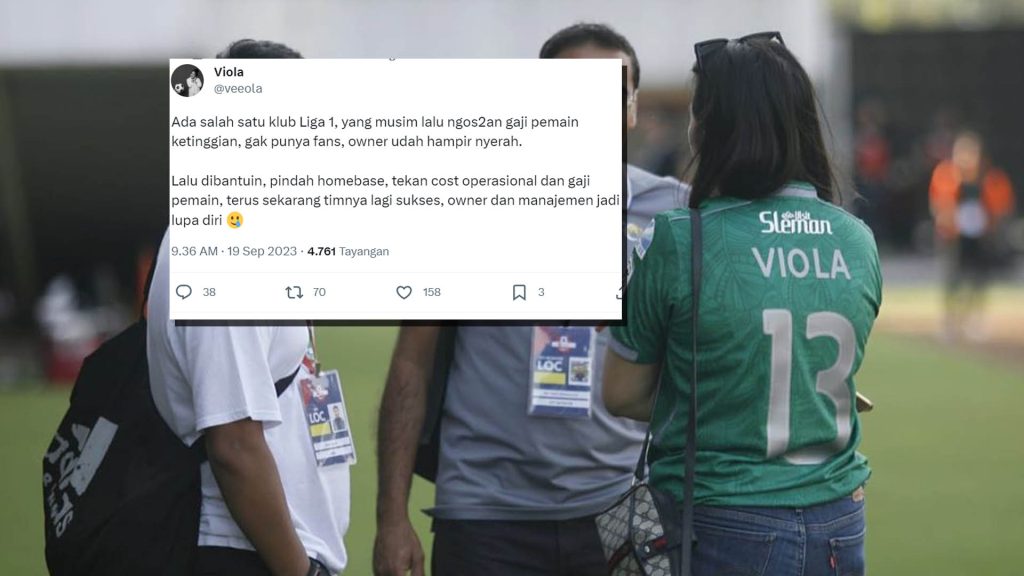 Sindir Klub Yang Dibantu Pindah Homebase, Eks CEO PSS Sleman: Owner Dan Manajemen Jadi Lupa Diri