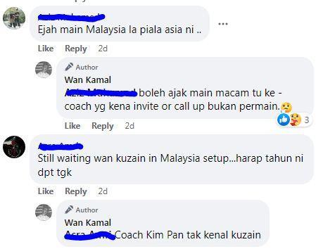 Wan Kamal komen Ayah Wan Kuzain Dedah Mengapa Anaknya Tidak Tersenarai Mewakili Malaysia Wan Kamal komen Ayah Wan Kuzain Dedah Mengapa Anaknya Tidak Tersenarai Mewakili Malaysia