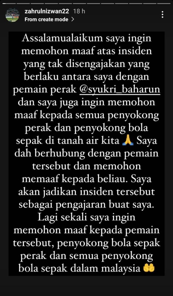 WhatsApp Image 2023 07 18 at 14.43.44 Isu Terjahan Keras, Pemain Kuching City Mohon Maaf WhatsApp Image 2023 07 18 at 14.43.44 Isu Terjahan Keras, Pemain Kuching City Mohon Maaf