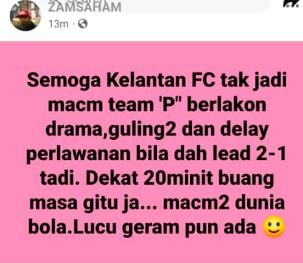 Zamsaham drama Zamsaham: Semoga Kelantan Tak Jadi Macam "P" Berlakon Drama