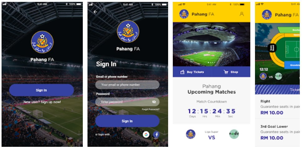 Pahang FA Lancar Aplikasi Mobile, Mudahkan Peminat Membuat Pembelian Tiket