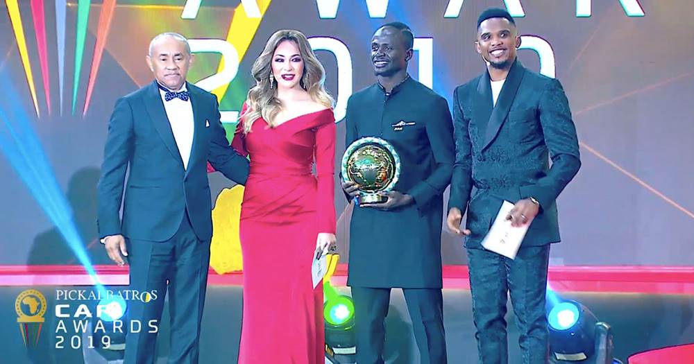 award Sadio Mane Pemain Terbaik Afrika 2019 award Sadio Mane Pemain Terbaik Afrika 2019